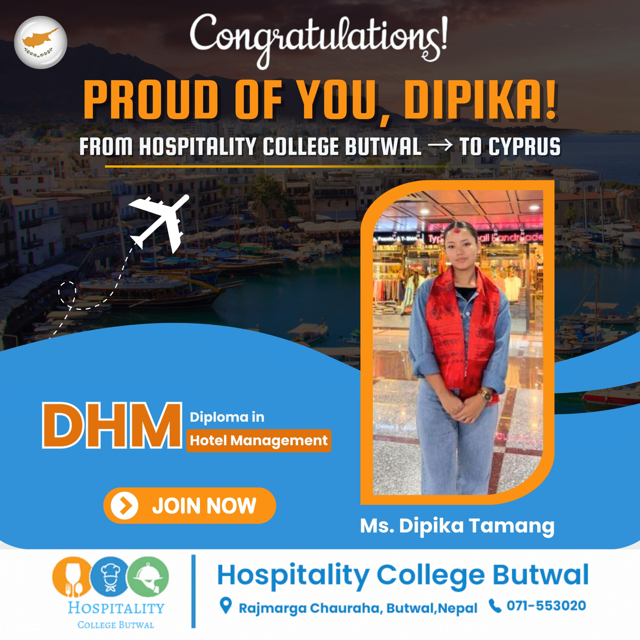 Cyprus_Dipika_DHM_Student