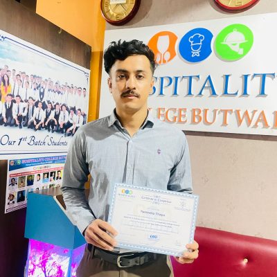 Hospitality College Student - Narendra Thapa